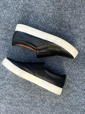 Frye Leather Slip On Sneakers
